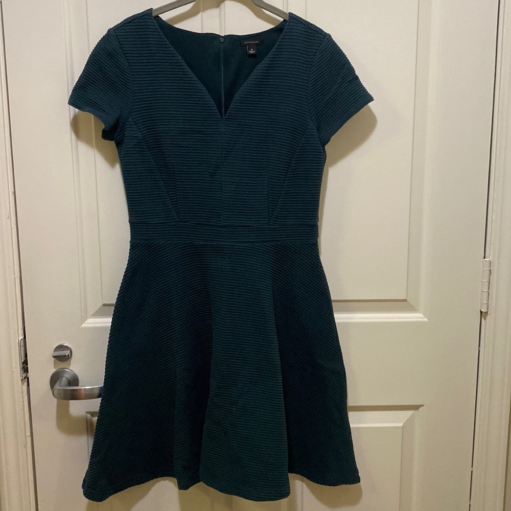 Ann Taylor Dark Green Dress